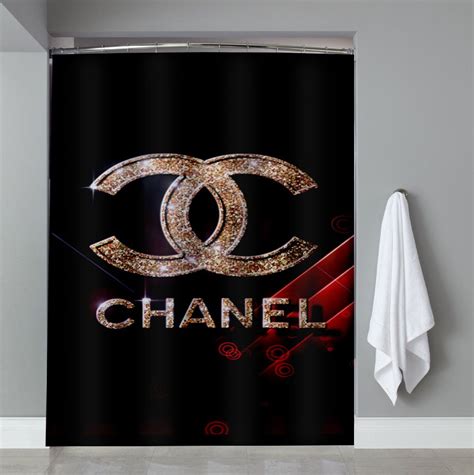 cheap chanel shower curtain|chanel shower curtain amazon.